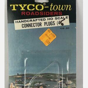 NEW Tyco Town Roadsiders HO Scale Connector Plugs Vintage Japan